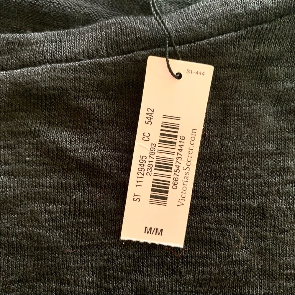 🌸New🌸 Victoria’s Secret Black Stretch Top M NWT - Picture 4 of 6